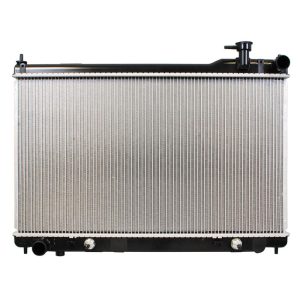 Denso Radiator, 27.18 Inch Length X 15-3/4 Inch Height X 5/8 Inch Depth Core Dimension, Downflow, Natural, 1.44 Inch Inlet/ Outlet Diameter – 221-3421