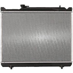 Denso Radiator, 23.56 Inch Length X 16-3/4 Inch Height X 1 Inch Depth Core Dimension, Downflow, Natural, 1-3/8 Inch Inlet/ Outlet Diameter – 221-4800