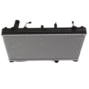 Denso Radiator, 23.56 Inch Length X 16-3/4 Inch Height X 1 Inch Depth Core Dimension, Downflow, Natural, 1-3/8 Inch Inlet/ Outlet Diameter – 221-4800