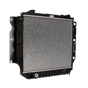 Denso Radiator, 19.37 Inch Length X 18.03 Inch Height X 1.34 Inch Depth Core Dimension, 1.25 Inch Inlet/ 1.52 Outlet Diameter – 221-9234