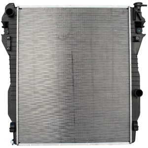 Denso Radiator, 26.57 Inch Length X 33.7 Inch Height X 1.57 Inch Depth Core Dimension, Crossflow, Natural, 1.83 Inch Inlet/ Outlet Diameter – 221-9295