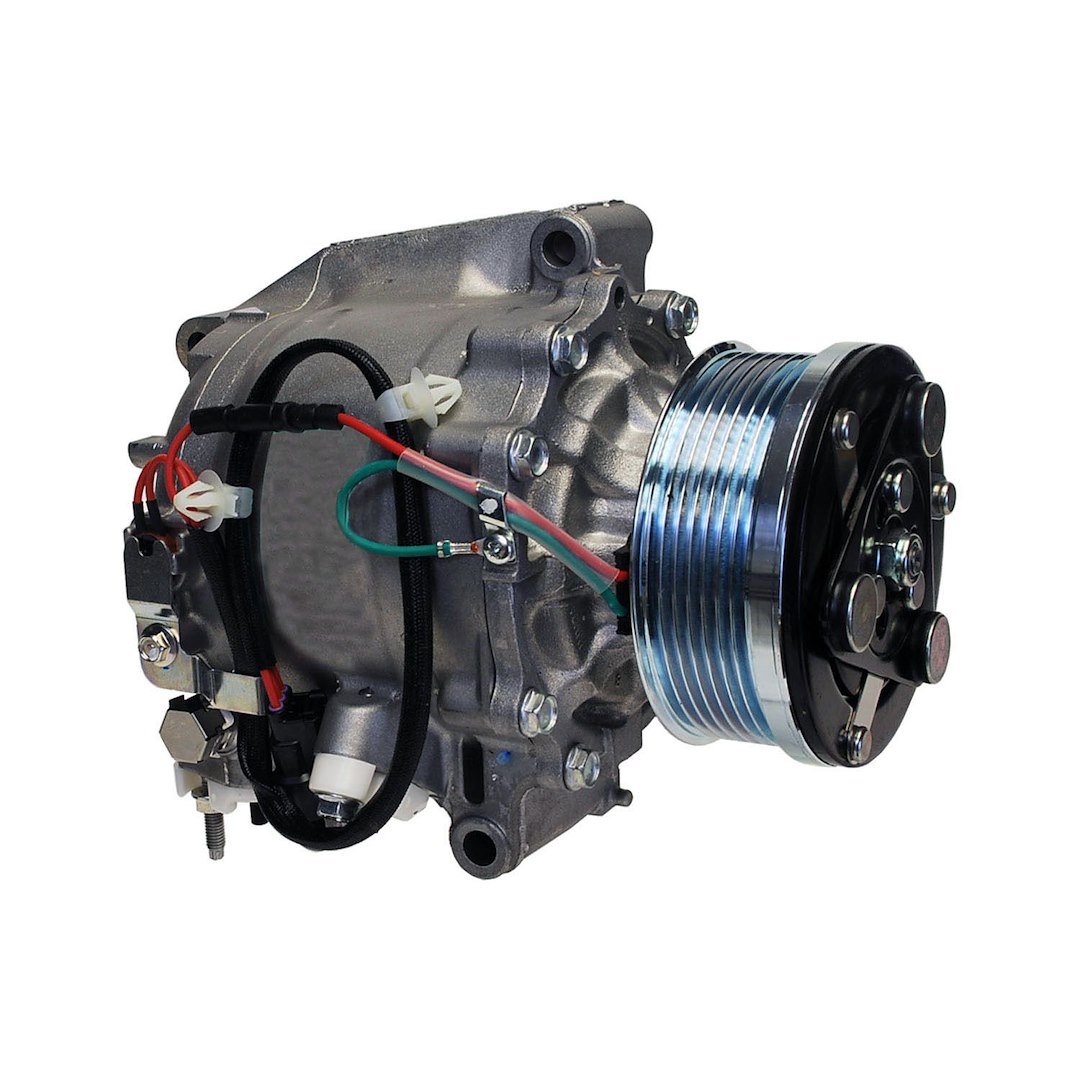 Denso Air Conditioner Compressor, OE-Replacement, Uses R134A Refrigerant, With 100 Millimeter Diameter Clutch and OE-Specified Oil – 471-7054
