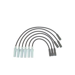 Denso Spark Plug Wire Set, OE-Replacement, Black, 7 Millimeter Wire Outside Diameter, Silicone Jacket – 671-6137