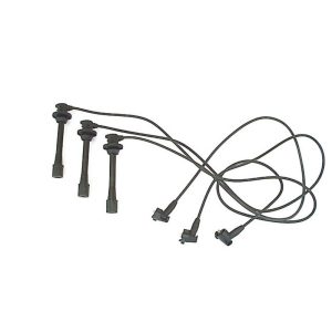 Denso Spark Plug Wire Set, OE-Replacement, Black, 5 Millimeter Wire Outside Diameter, Pbt/Silicone Jacket – 671-6182