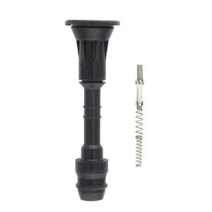 Denso Direct Ignition Coil Boot, OE-Replacement, Silicone, Black, 4.90 Inch Length, Set of 6, With Spring – 671-6275