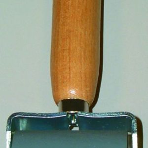 Dynamat Application Roller, Dyna-Roller ™, Plain Roller, 2 Inch Width, Straight Handle, Rubber Roller with Wooden Handle, Single – 10007