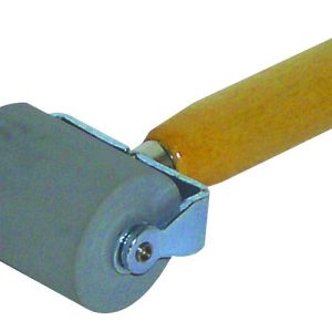 Dynamat Application Roller, Dyna-Roller ™, Plain Roller, 2 Inch Width, Straight Handle, Rubber Roller with Wooden Handle, Single – 10007