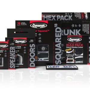 Dynamat Sound Dampening Kit, Xtreme, Door Kit, 0.060 Inch Thick Butyl with 0.004 Inch Thick Aluminum Face, 36 Inch Length X 12 Inch Width – 10435