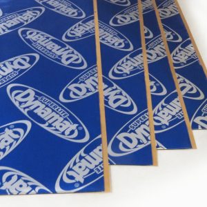 Dynamat Sound Dampening Kit, Superlite, Tri-Pak, 3/64 Inch Thickness, Blue Alloy Layer, 32 Inch Length X 18 Inch Width, 3 Sheets – 10612