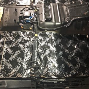 Dynamat Sound Dampening Kit, Xtreme, Floor Kit, 1/16 Inch Thickness, Butyl Rubber with Aluminum Constraining Layer, Custom Cut – XFO F14 F