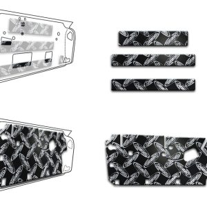 Dynamat Sound Dampening Kit, Xtreme, Door Kit, 1/16 Inch Thickness, Butyl Rubber with Aluminum Constraining Layer, Custom Cut – XFO M4 D
