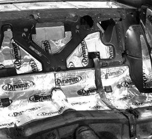 Dynamat Sound Dampening Kit, Xtreme, Under Rear Seat Kit, 1/16 Inch Thickness, Butyl Rubber with Aluminum, Custom Cut – XGM A2 U