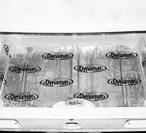 Dynamat Sound Dampening Kit, Xtreme, Trunk Floor Kit, 0.067 Inch Thickness, Black Butyl with 4 Mil Aluminum Constraining Layer, Custom Cut – XGM F1 T