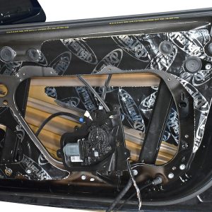 Dynamat Sound Dampening Kit, Xtreme, Door Kit, 1/16 Inch Thickness, Butyl Rubber with Aluminum Constraining Layer, Custom Cut – XTS 31 D