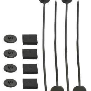 Derale Cooling Fan Mounting Kit, For Use with Electric Fans and Transmission Coolers, Plastic – 13001