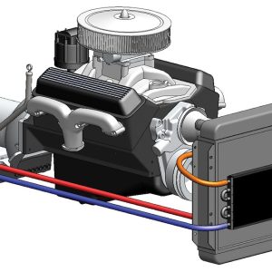 Derale Fluid Cooler, Series 7000, For Transmission Fluid, 12-3/4 Inch Width X 5-1/8 Inch Height X 3/4 Inch Depth – 13101