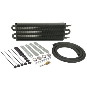 Derale Fluid Cooler, Series 7000, For Transmission Fluid, 16-5/8 Inch Width X 5-1/8 Inch Height X 3/4 Inch Depth – 13102