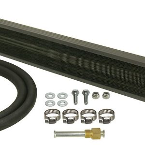 Derale Fluid Cooler, Frame Rail, For Transmission Fluid, 23-5/8 Inch Width X 2-5/8 Inch Depth X 1-3/4 Inch Height, 2 Passes – 13224