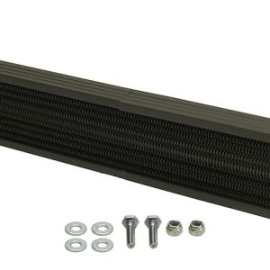 Derale Fluid Cooler, Frame Rail, For Transmission Fluid/ Power Steering Fluid/ Fuel, 24-3/8 Inch Width X 2-5/8 Inch Depth X 1-3/4 Inch Height – 13225