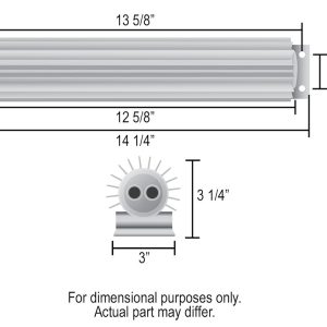 Derale Fluid Cooler, For Engine Oil/ Transmission Fluid/ Power Steering Fluid/ Fuel/ Differential Gear Oil – 13260