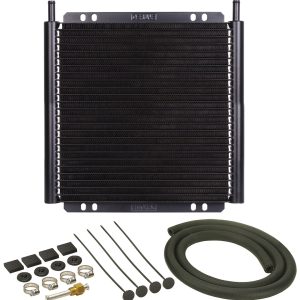 Derale Fluid Cooler, Series 8000, For Transmission Fluid, 11 Inch Width X 12 Inch Height X 7/8 Inch Depth, 22500 Pounds Gross Vehicle Weight – 13504