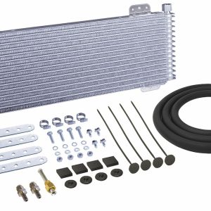 Derale Fluid Cooler, Series 9500, For Transmission Fluid, 22-3/4 Inch Width X 8 Inch Height X 1-1/4 Inch Depth – 13633