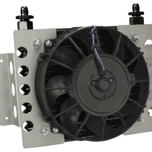 Derale Fluid Cooler, Atomic-Cool, For Engine Oil/ Transmission Fluid/ Power Steering Fluid/ Fuel – 13750