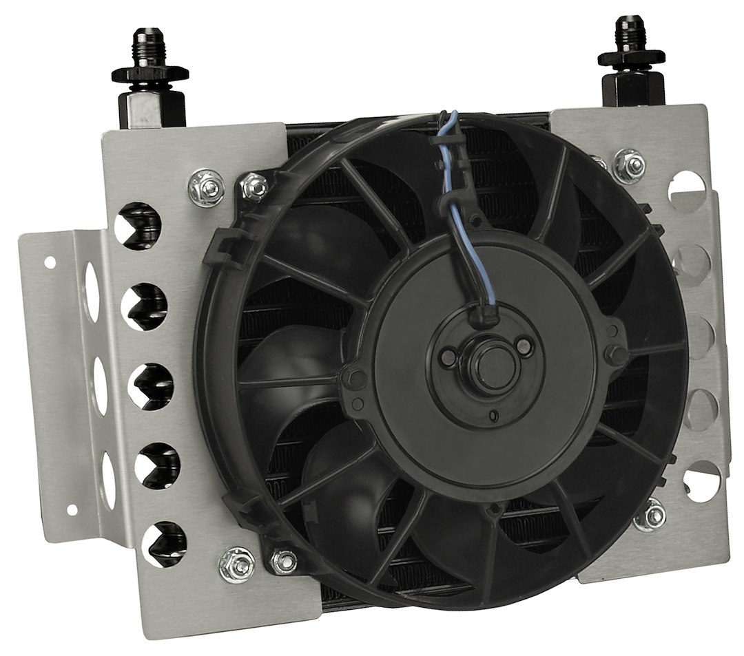 Derale Fluid Cooler, Atomic-Cool, For Engine Oil/ Transmission Fluid/ Power Steering Fluid/ Fuel – 13750
