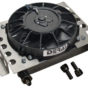 Derale Fluid Cooler, Atomic-Cool, For Engine Oil/ Transmission Fluid/ Power Steering Fluid/ Fuel – 13750