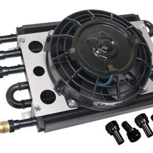 Derale Fluid Cooler, Econo-Cool, For Engine Oil/ Transmission Fluid/ Power Steering Fluid/ Fuel – 15230