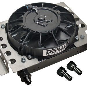 Derale Fluid Cooler, Atomic-Cool, For Engine Oil/ Transmission Fluid/ Power Steering Fluid/ Fuel – 15850