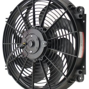Derale Cooling Fan, Tornado, Electric, 1350 Cubic Feet Per Minute, 14 Inch Diameter Fan/ 14-1/2 Inch Width X 14 Inch Height X 3-1/4 Inch Depth – 16514