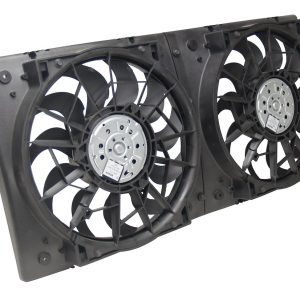 Derale Cooling Fan, Electric, 4000 Cubic Feet Per Minute, Dual 12 Inch Diameter Fan/ 28-5/8 Inch Width X 13-7/8 Inch Height X 3-1/4 Inch Depth – 16928