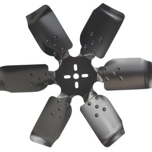 Derale Cooling Fan, Rigid Race, Belt Driven, 18 Inch Diameter X 2-1/4 Inch Depth, 6 Blade, Standard Rotation, Powder Coated Black Steel Blade – 17318