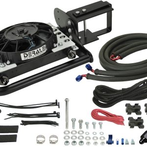 Derale Fluid Cooler, For Transmission Fluid, 13-1/4 Inch Width X 10-3/4 Inch Height X 5-1/2 Inch Depth, AN Fitting – 20561