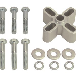 Derale Cooling Fan Spacer, 5/8 Inch Diameter Water Pump Shaft or 3/4 Inch Diameter Water Pump Shaft, 1 Inch Thick, Anodized, Aluminum – 31510