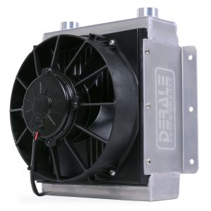 Derale Fluid Cooler, Hi-Flow Racing, Remote Mount, 11-7/8 Inch Width X 12-3/8 Inch Height X 8-1/2 Inch Depth, 755 Cubic Feet Per Minute – 65861