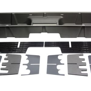 Du Ha Under Seat Storage Unit, Under Rear Seat, 2 Compartments, With Removable Dividers and Gun Rack Inserts, Dark Gray – 10001