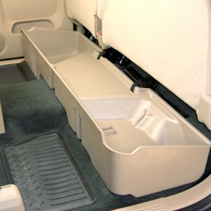 Du Ha Under Seat Storage Unit, Under Rear Seat, 2 Compartments, 15-1/2 Inch Length X 58 Inch Width X 9-1/2 Inch Height – 10045