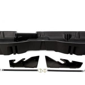 Du Ha Under Seat Storage Unit, Under Rear Seat, 2 Compartments, With Removable Dividers and Gun Rack Inserts, Jet Black – 10300