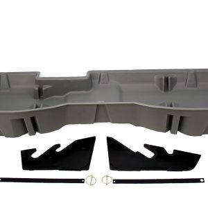 Du Ha Under Seat Storage Unit, Under Rear Seat, 2 Compartments, With Removable Dividers and Gun Rack Inserts, Ash/Gray – 10301