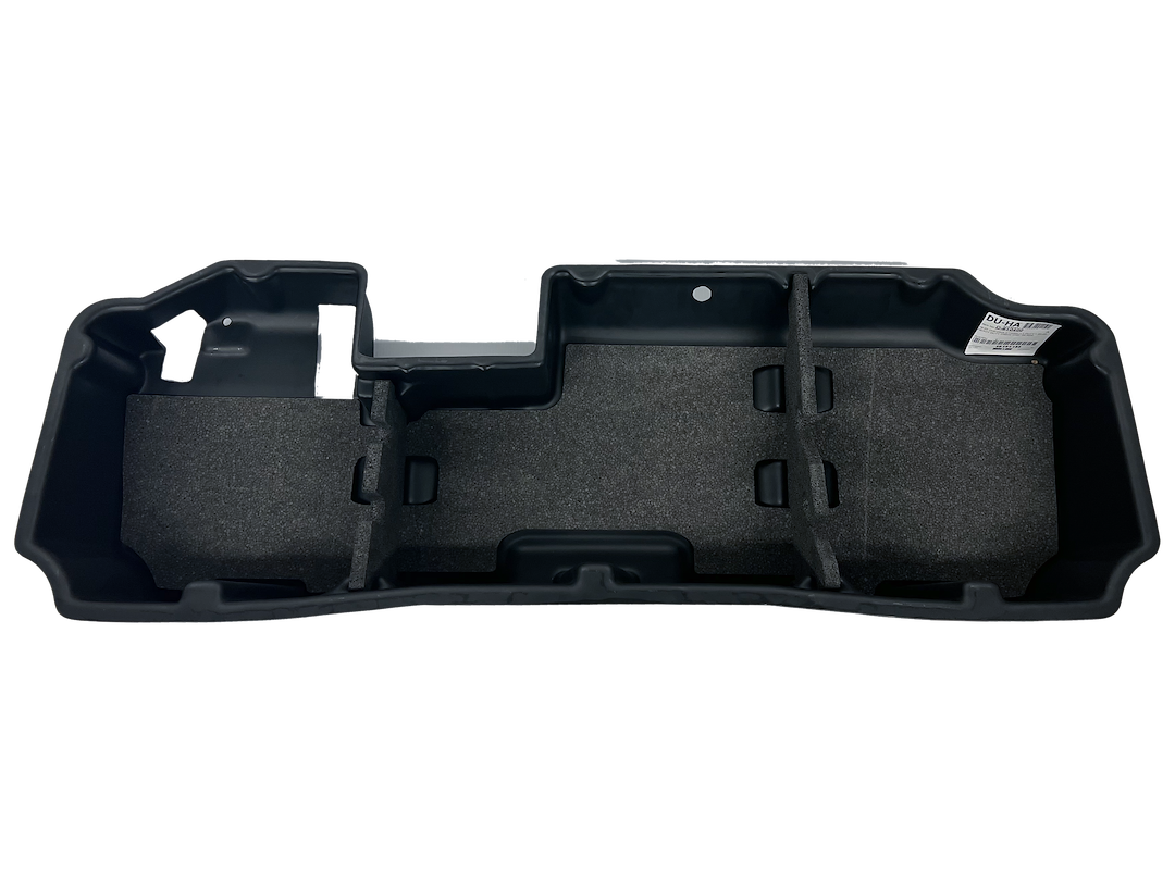 Du Ha Under Seat Storage Unit, Under Rear Seat, 2 Compartments, With Removable Dividers and Gun Rack Inserts, Black, Heavy Duty Polyethylene – 10400