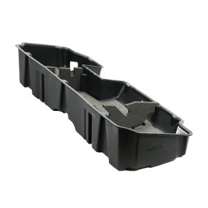 Du Ha Under Seat Storage Unit, Under Rear Seat, 2 Compartments, With Removable Dividers and Gun Rack Inserts, Black, Heavy Duty Polyethylene – 10400