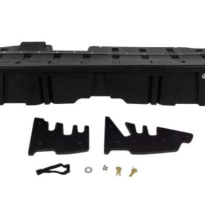 Du Ha Under Seat Storage Unit, Under Rear Seat, 1 Compartment, With Two Removable Gun Rack Inserts, Black, Heavy Duty Polyethylene – 10410