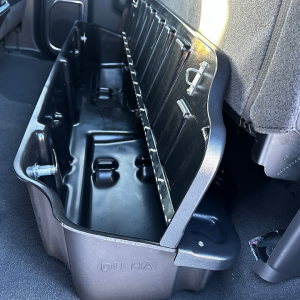 Du Ha Under Seat Storage Unit, Lockbox, Under Rear Seat, 1 Compartment, 17-1/4 Inch Length X 55-1/4 Inch Width X 9-3/4 Inch Height – 10430