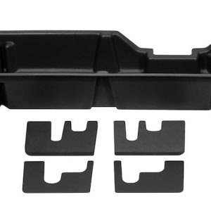 Du Ha Under Seat Storage Unit, Under Rear Seat, 1 Compartment, With Removable Gun Rack Inserts, Black, Heavy Duty Polyethylene – 20031