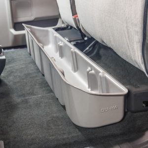 Du Ha Under Seat Storage Unit, Under Rear Seat, 2 Compartments, 9-3/4 Inch Length X 55-1/4 Inch Width X 8-7/8 Inch Height – 20107
