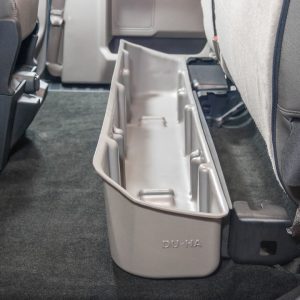 Du Ha Under Seat Storage Unit, Under Rear Seat, 2 Compartments, 9-3/4 Inch Length X 55-1/4 Inch Width X 8-7/8 Inch Height – 20107