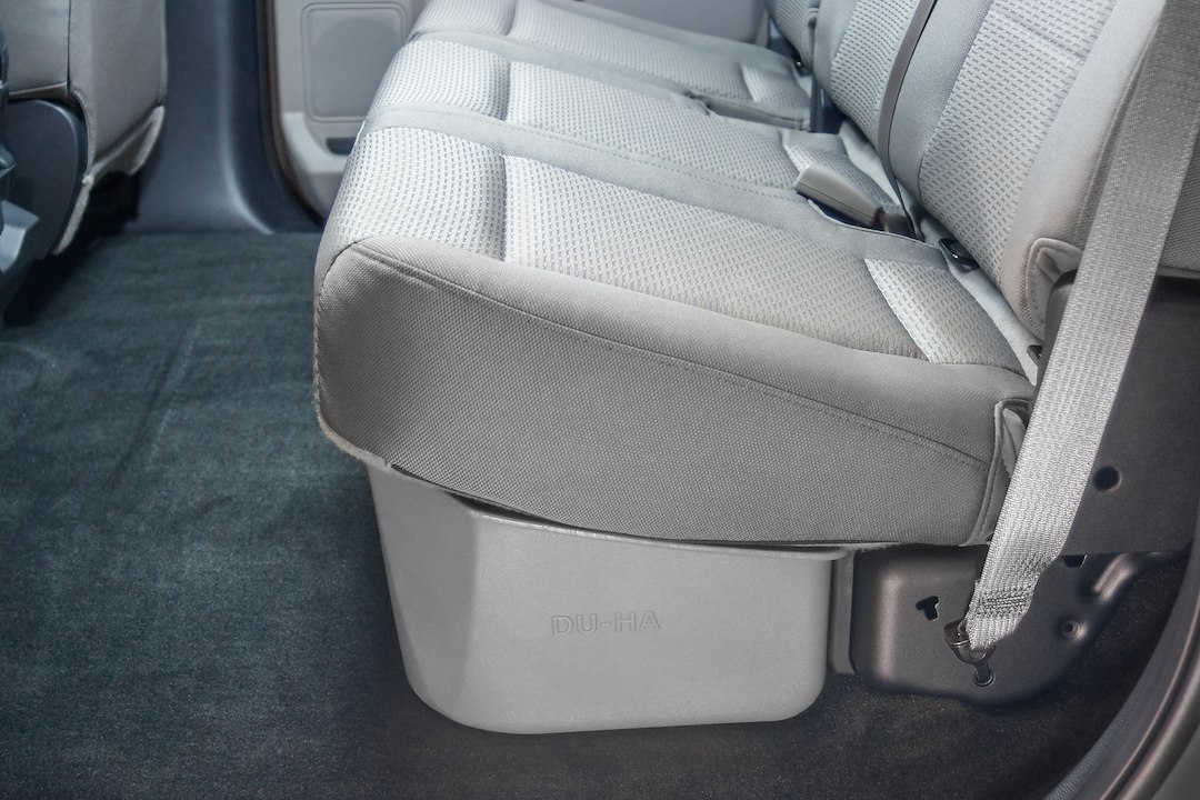 Du Ha Under Seat Storage Unit, Under Rear Seat, 2 Compartments, 13-1/4 Inch Length X 55 Inch Width X 9 Inch Height – 20113