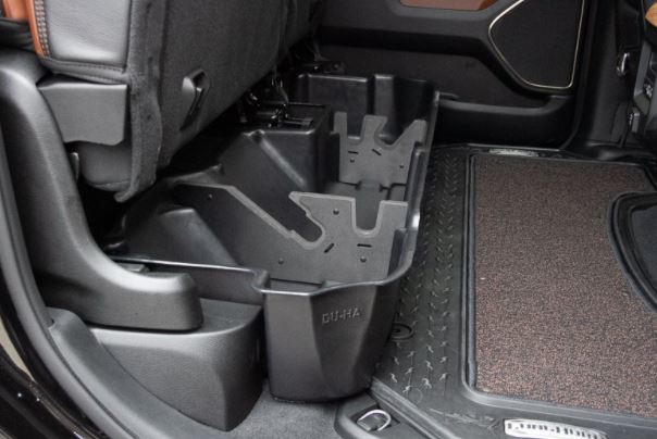 Du Ha Under Seat Storage Unit, Under Rear Seat, 1 Compartment, With Removable Gun Rack Inserts – 30100